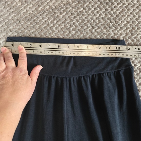 Matilda Jane Women's Ruffle Hem Palazzo Pants - Navy Blue - Size Medium - Picture 5 of 9